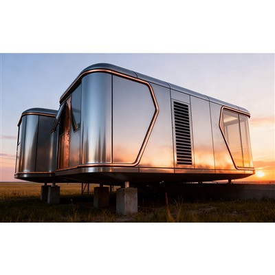 Luksuzna prilagođena kuća kapsula od vrhunskog materijala sa značajkama zvučne izolacije